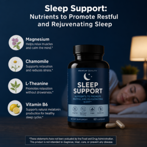 Sleep Support: Nutrients to Promote Restful and Rejuvenating Sleep