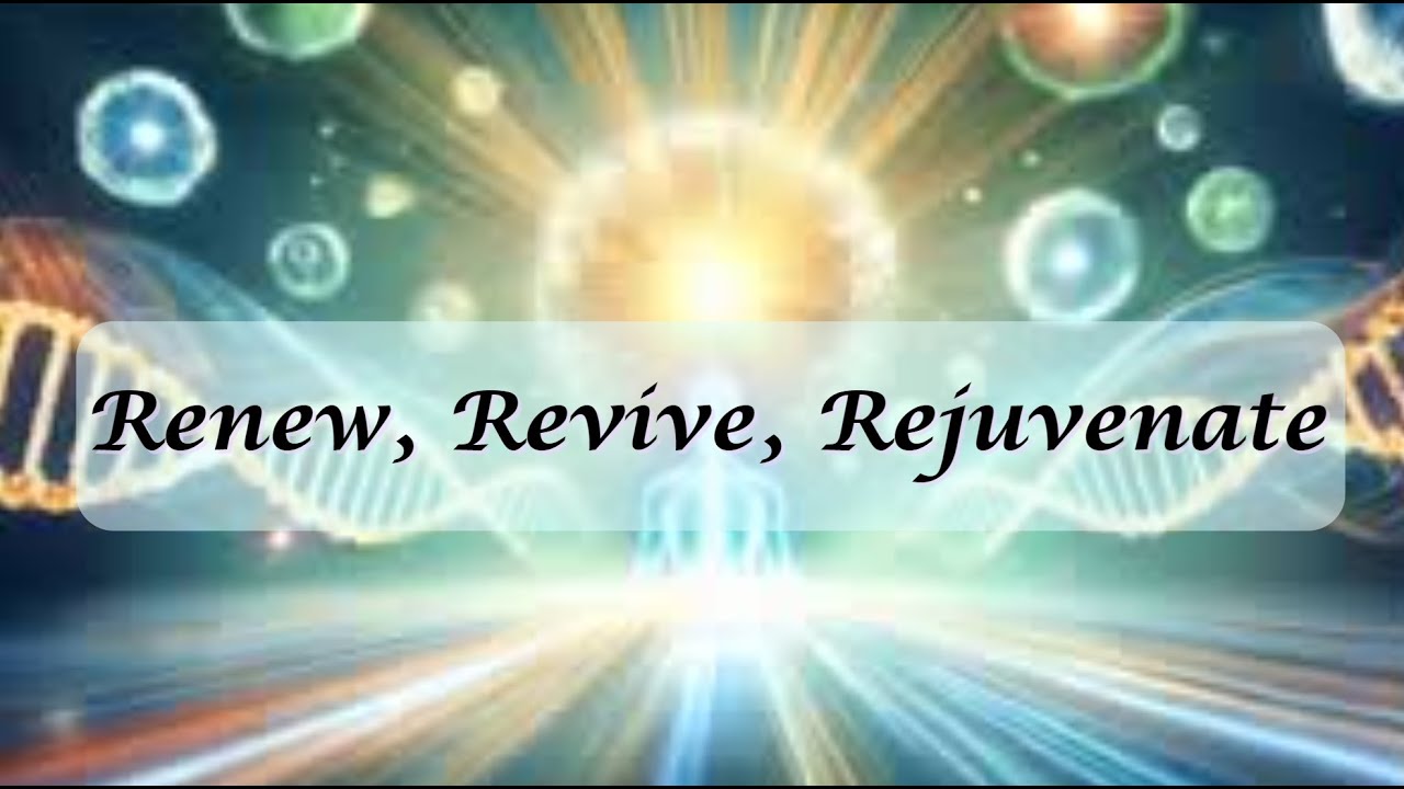 Renew, Revive, Rejuvenate upbeat affirmation song artwork